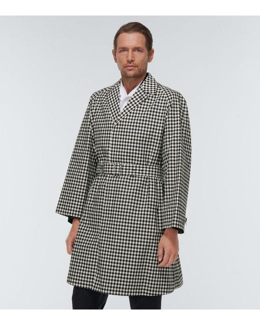 Prada Mantel Aus Baumwolle in White für Herren