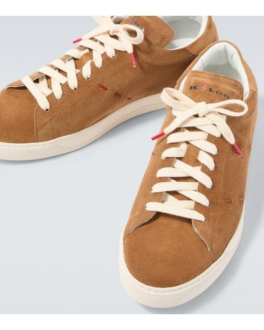 Baskets En Daim Kiton pour homme en coloris Brown