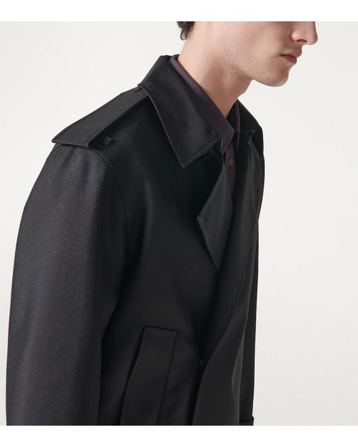 Burberry Jacke aus einem Seidengemisch in Black für Herren