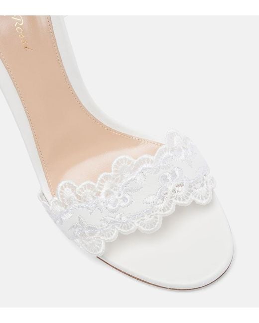 Sandali Evie 105 di Gianvito Rossi in White