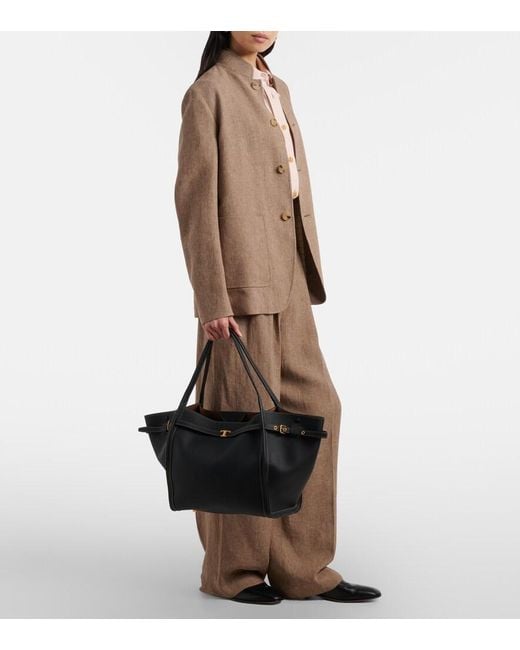 Tod's Black T Timeless Leather Shoulder Bag