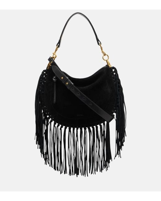 Borsa A Spalla Oskan Soft Small di Isabel Marant in Black