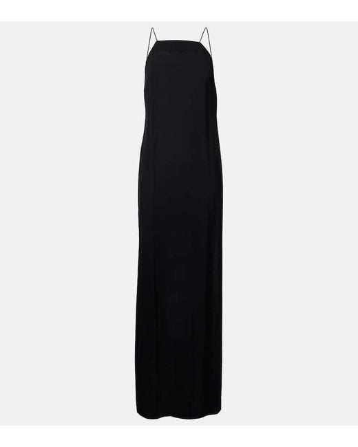 Robe Longue Inamorata Adriana Degreas en coloris Black