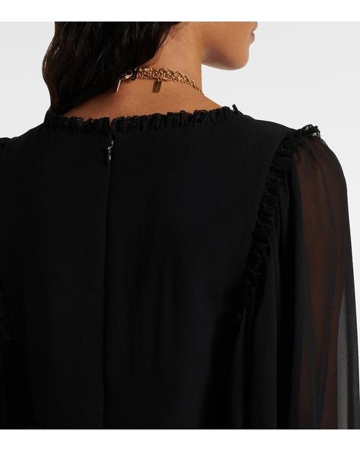 Chloé Black Silk Minidress