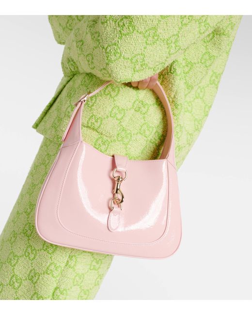 Gucci Pink Jackie Small Leather Shoulder Bag