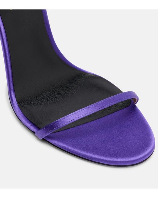Tom Ford Blue Vertigo Satin Sandals