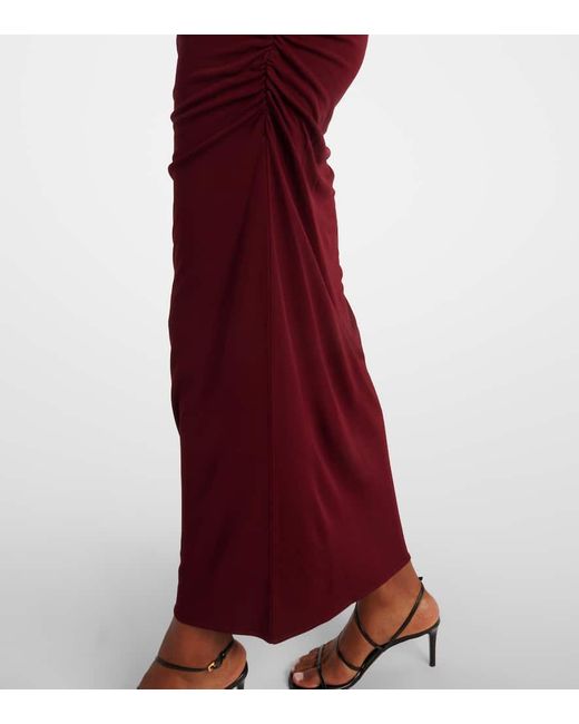 Altuzarra Red Verzierte Robe Brina Aus Jersey