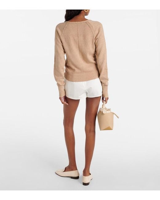 Joseph Natural Linen-Blend Cardigan