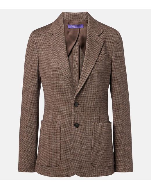 Ralph Lauren Brown Hailey Wool Blazer