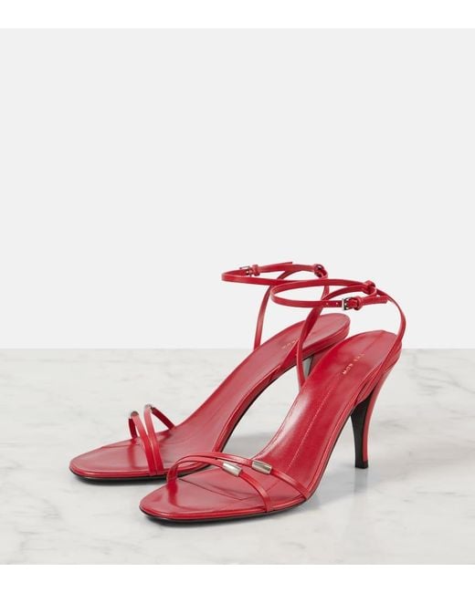 The Row Pink Sandalen Cleo Bijoux Aus Leder