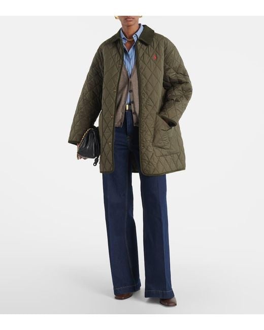 Polo Ralph Lauren Blue High-Rise Wide-Leg Jeans