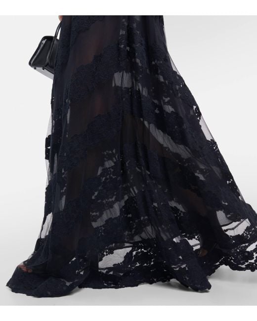 LoveShackFancy Black Carlotti Dress