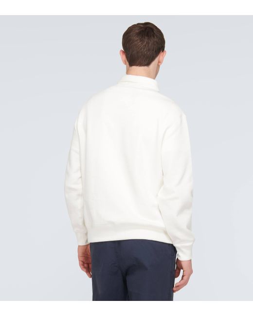 Sweat-shirt en coton melange Polo Ralph Lauren pour homme en coloris White