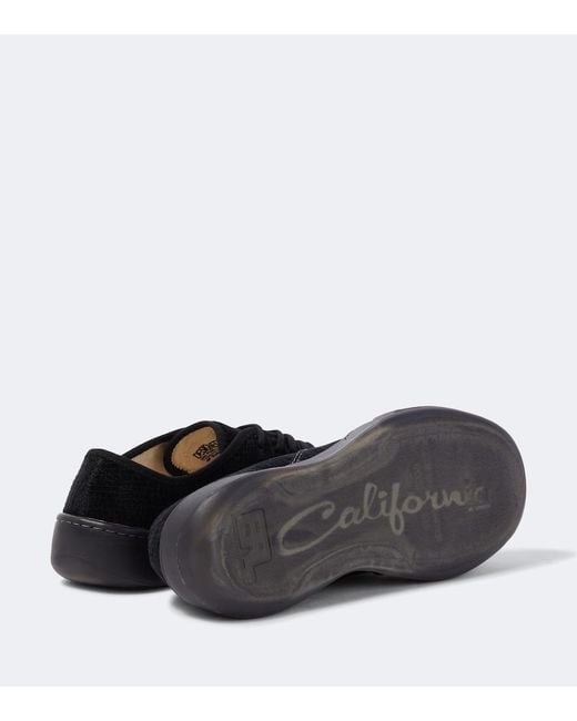 ERL Black Corduroy Sneakers for men