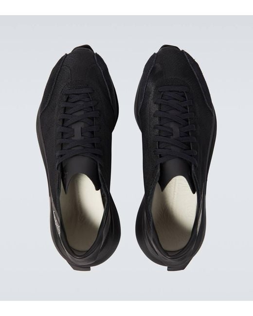 Y-3 Black X Adidas Sneakers S-Gendo Run aus Mesh