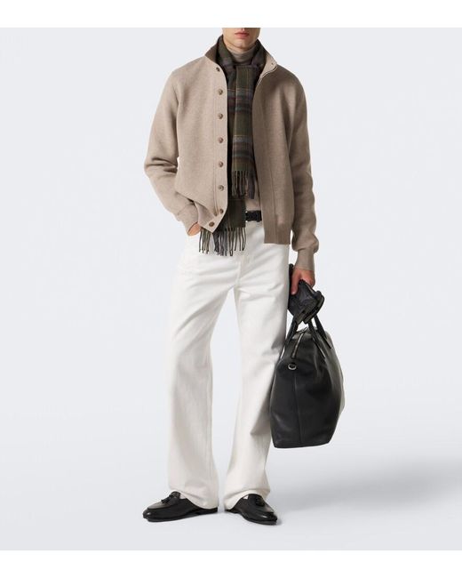 Dunhill Natural Cotton And Wool Jacket for men
