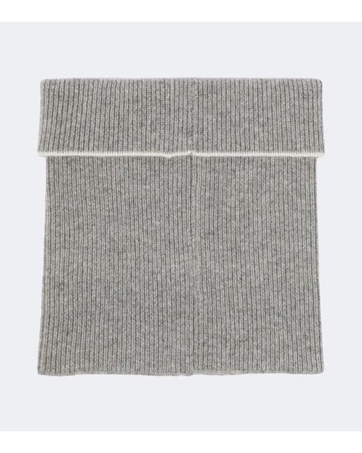 Brunello Cucinelli Gray Cashmere Scarf for men
