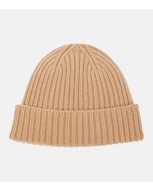 Gucci Natural Wool Cashmere Hat With Double G
