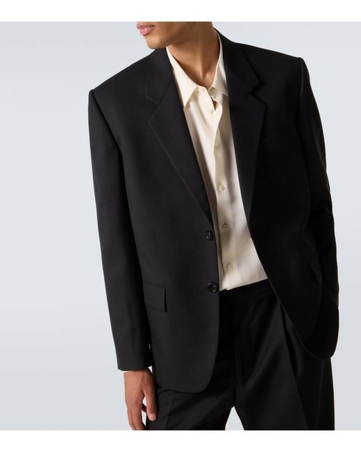 Blazer di Saint Laurent in Black da Uomo