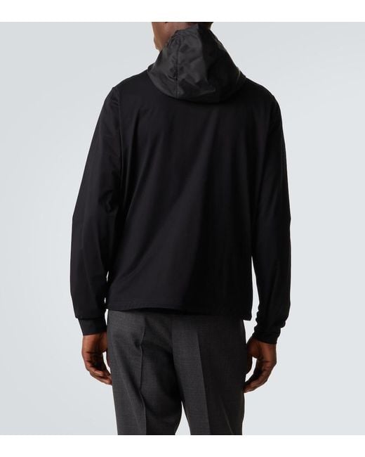 Prada Black Cotton-Blend Jacket for men