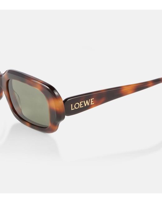 Loewe Brown Rectangular Sunglasses