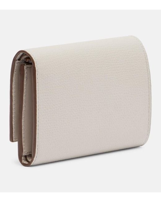 Loewe Natural Anagram Small Leather Wallet