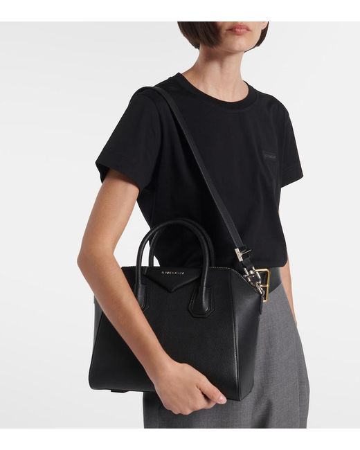 Givenchy Black Antigona Mini Leather Cross-Body Bag
