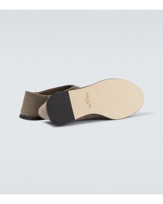 Fear Of God White Suede Loafers for men