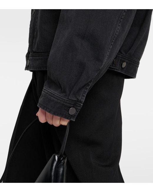 Giacca di jeans di Lemaire in Black