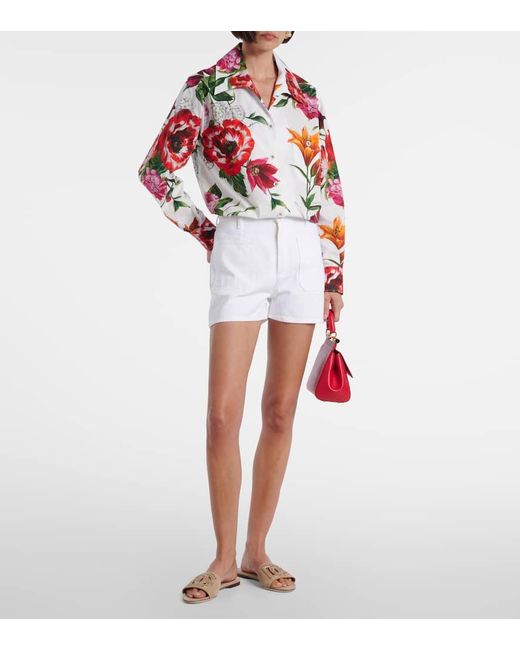 Mules Dg En Daim A Cristaux Dolce & Gabbana en coloris Natural
