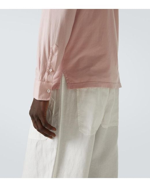Camicia Jason di Fedeli in Pink da Uomo