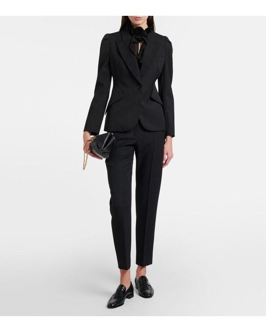 Paris Texas Black Vincent Croc-Effect Leather Loafers