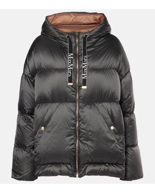 Max Mara Black The Cube Trebi Down Jacket