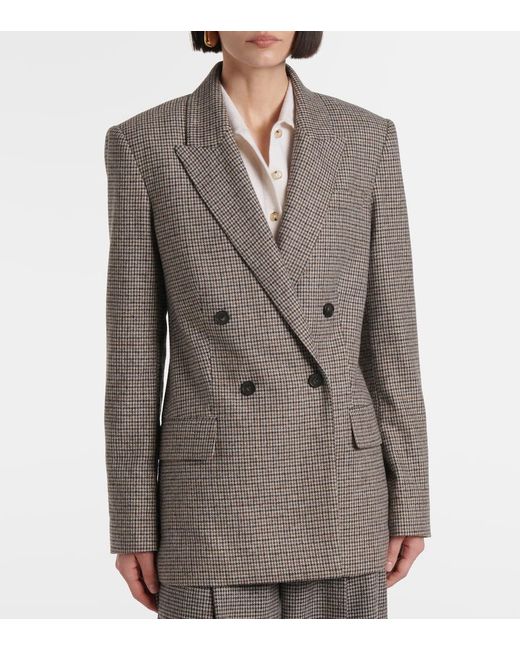 Vince Brown Houndstooth Blazer