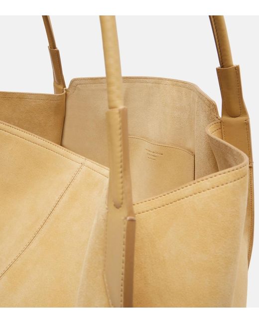 Victoria Beckham Natural Victoria Suede Tote Bag