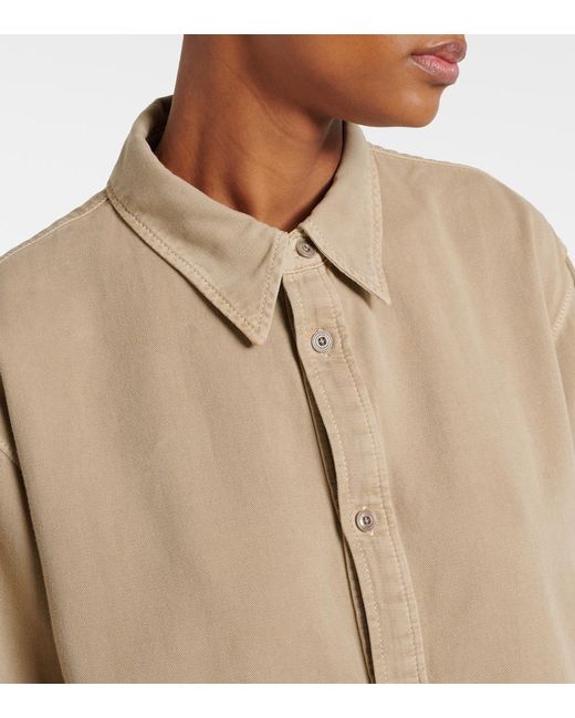 Lemaire Natural Denim Shirt