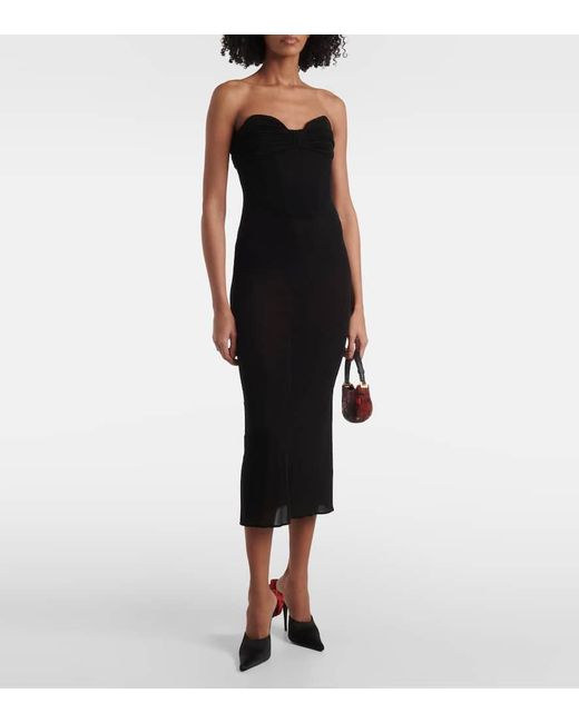 Abito Midi di Magda Butrym in Black
