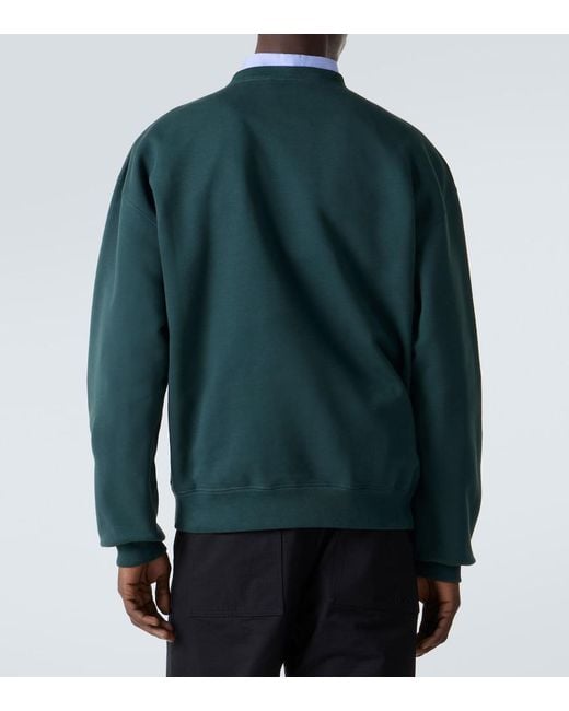 Gucci Green Interlocking G Cotton Jersey Sweatshirt for men