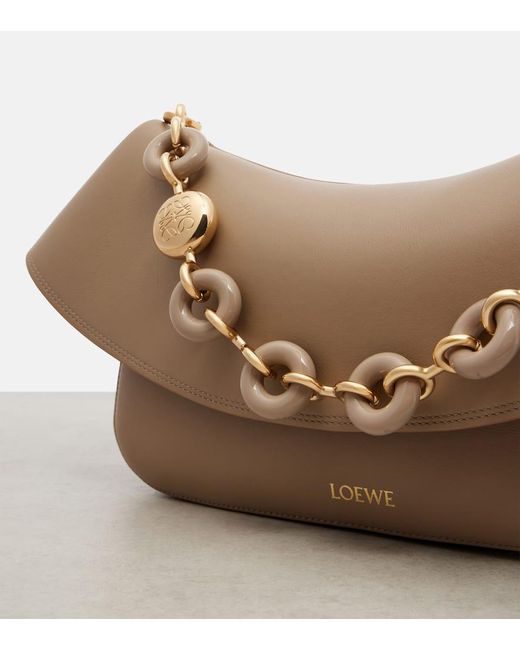Loewe Natural Ola Medium Leather Shoulder Bag