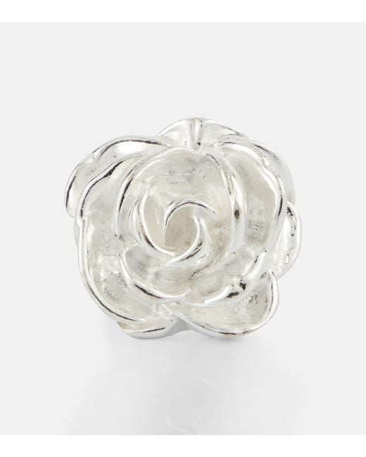 Anello Rose in argento sterling di Magda Butrym in White