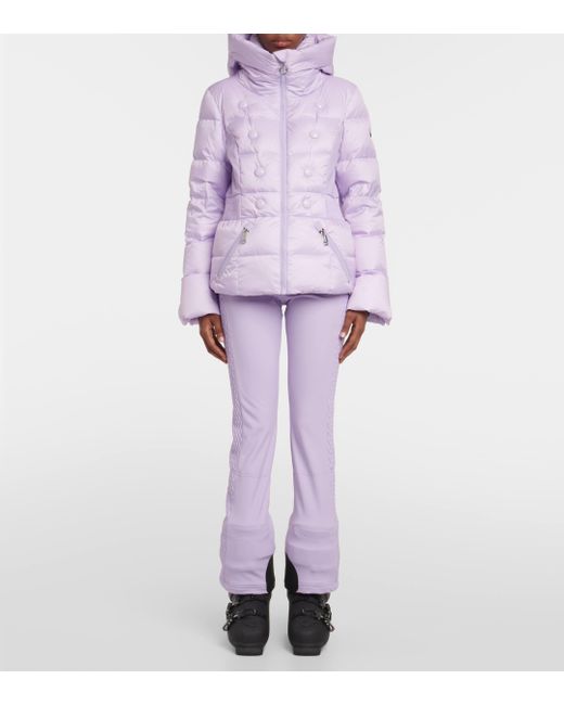 Goldbergh Purple Bouton Down Ski Jacket