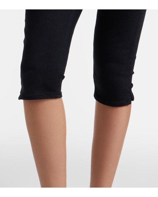 Citizens of Humanity Black Devin Capri Jeans