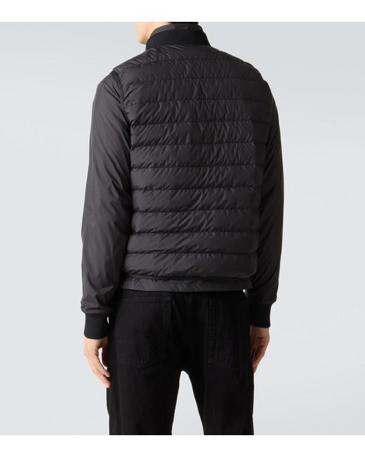 Moncler Black Verney Down-Paneled Jacket for men