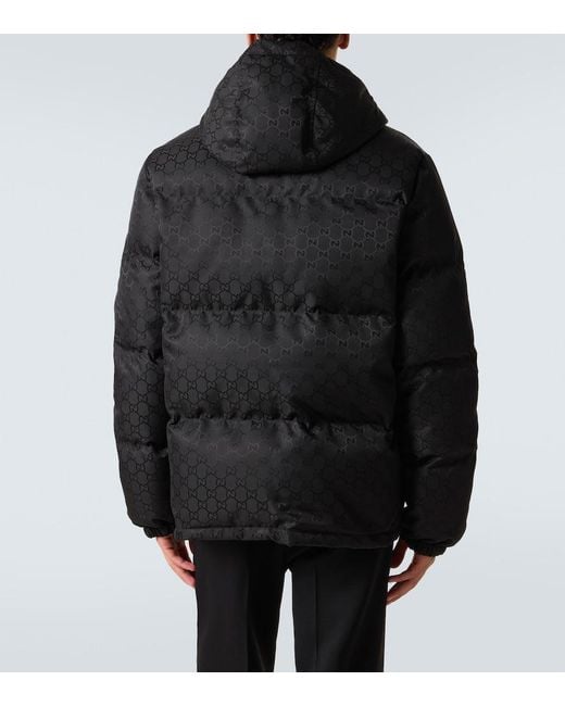 Gucci Black Gg Down Jacket for men