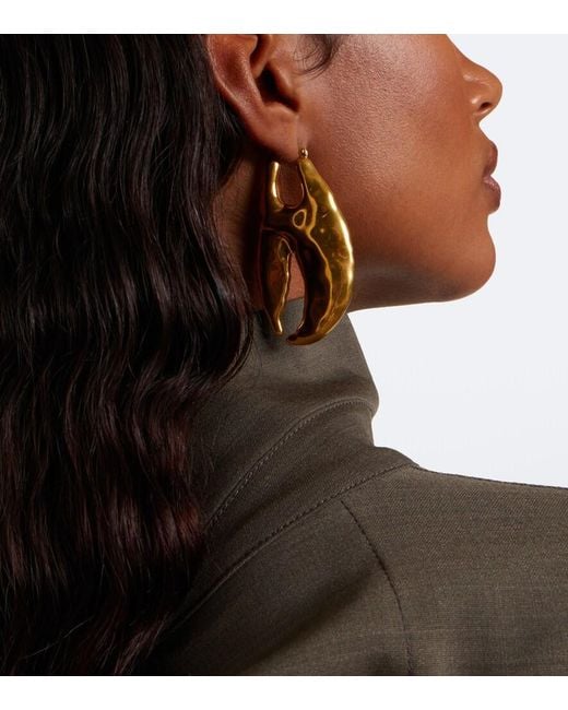 Jacquemus Metallic Homard Earrings