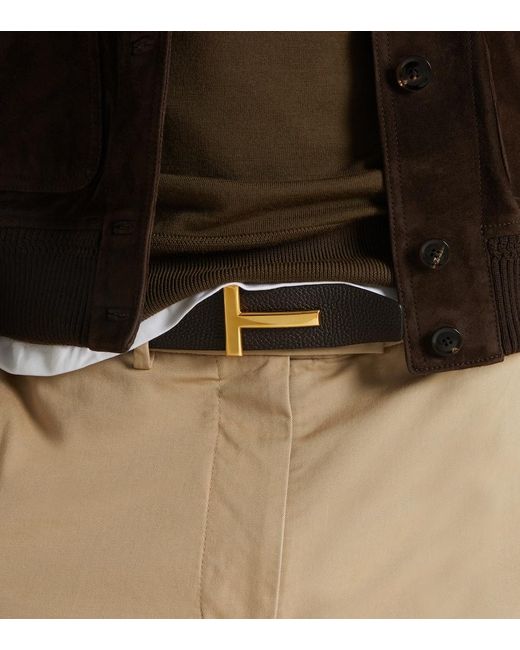 Tom Ford Reversible Ledergürtel in Black für Herren