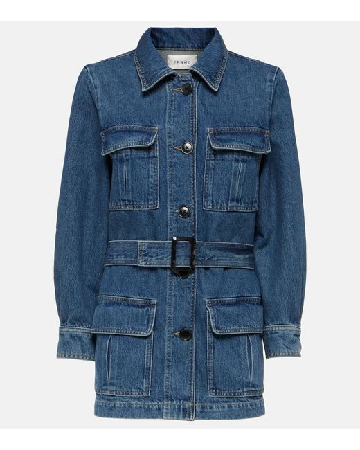 Veste En Jean FRAME en coloris Blue