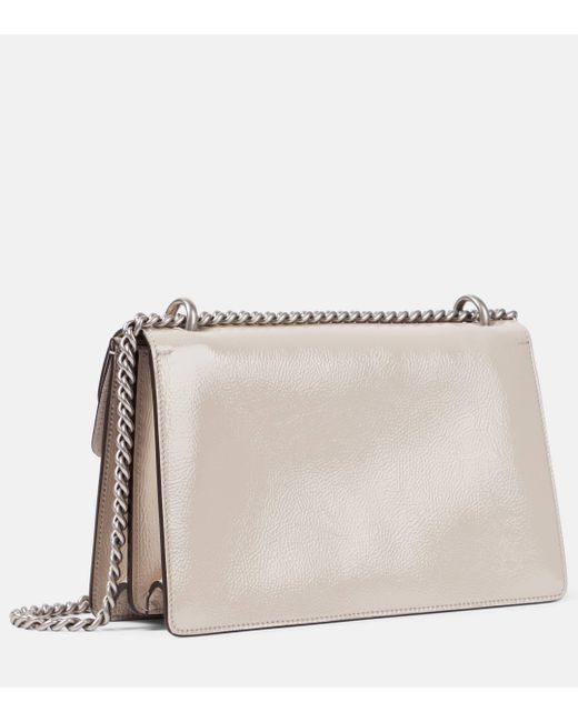 Gucci Natural Dionysus Small Patent Leather Shoulder Bag