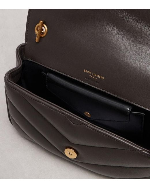 Borsa A Tracolla Loulou Mini di Saint Laurent in White