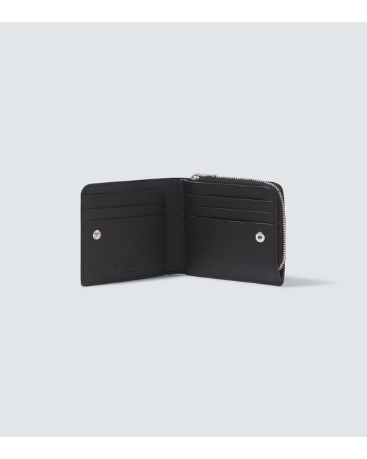 Saint Laurent Black East/West Leather Wallet for men